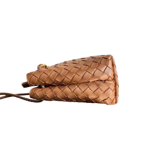 Premium Handwoven Leather Top Handle Bag