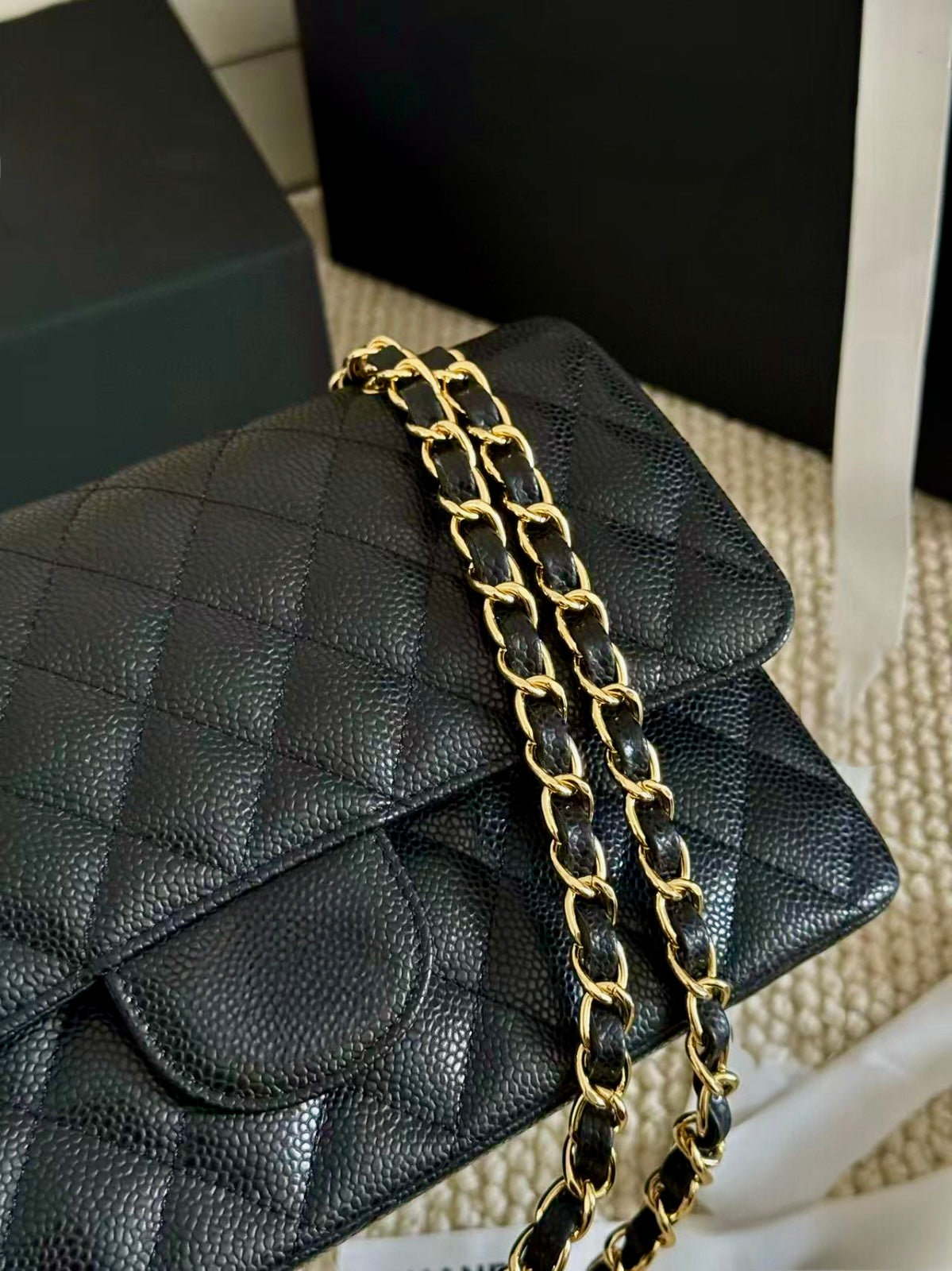 Classic Quilted Leather Chain Bag
