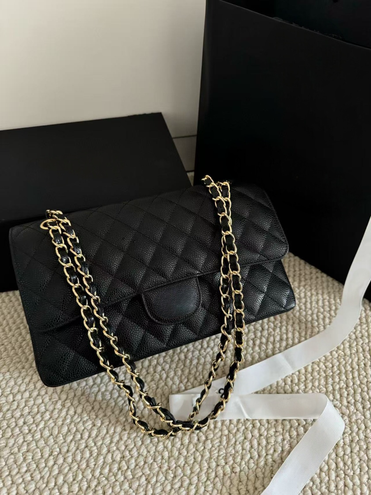 Classic Quilted Leather Chain Bag