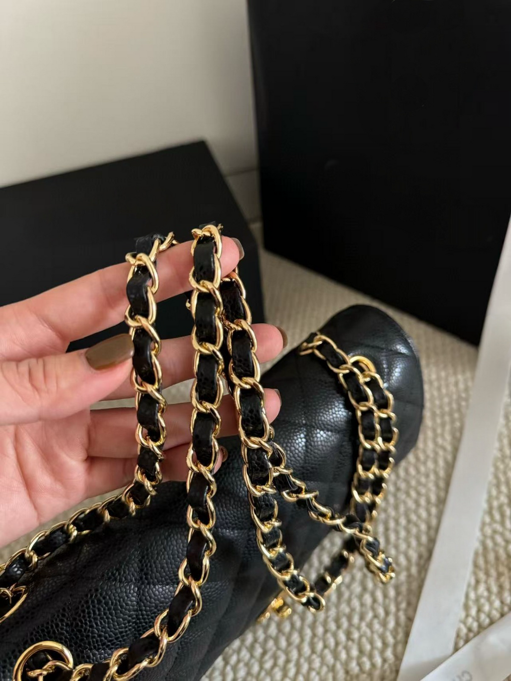 Classic Quilted Leather Chain Bag